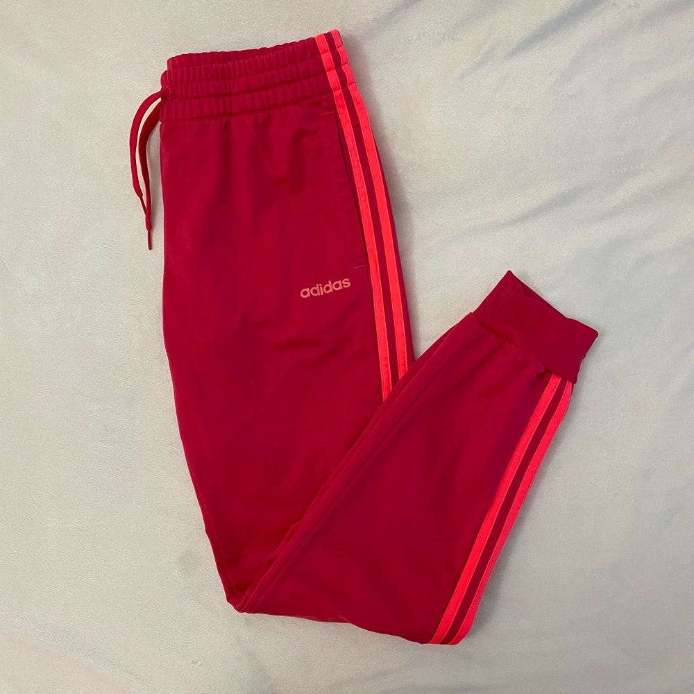 Adidas Hot Pink Neon Jogger Pants